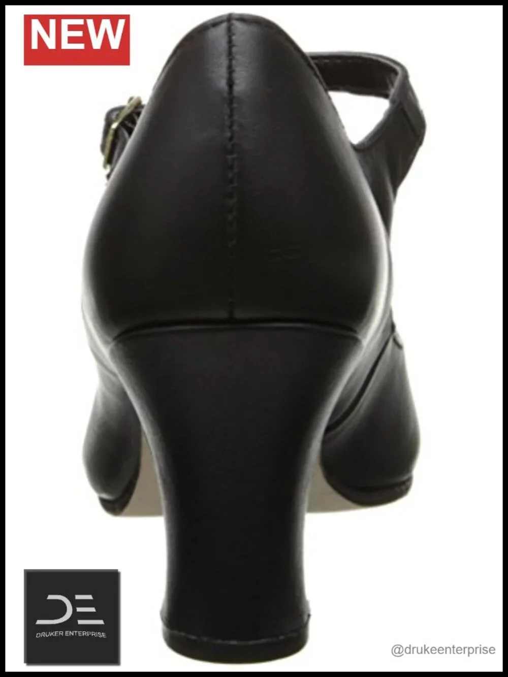 Womens Leather Character Dance Shoes 2.5